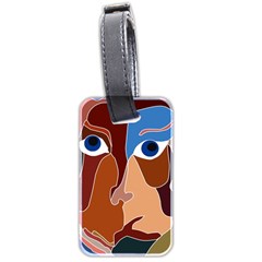 Abstract God Luggage Tag (two Sides) by AlfredFoxArt