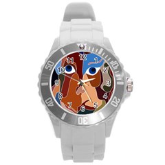 Abstract God Plastic Sport Watch (large)