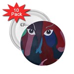 Abstract God Pastel 2.25  Button (10 pack) Front