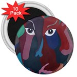 Abstract God Pastel 3  Button Magnet (10 pack) Front