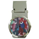 Abstract God Pastel Money Clip with Watch Front