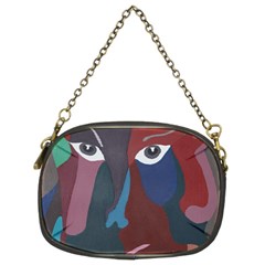 Abstract God Pastel Chain Purse (two Sided) 