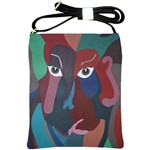 Abstract God Pastel Shoulder Sling Bag Front