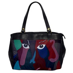 Abstract God Pastel Oversize Office Handbag (one Side) by AlfredFoxArt