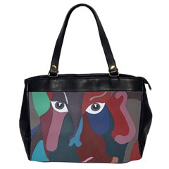 Abstract God Pastel Oversize Office Handbag (two Sides)