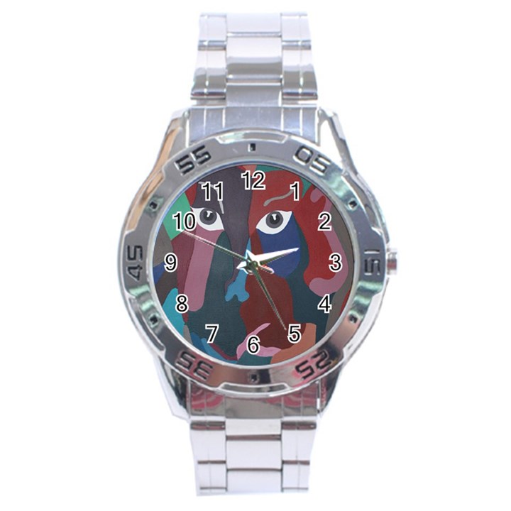 Abstract God Pastel Stainless Steel Watch