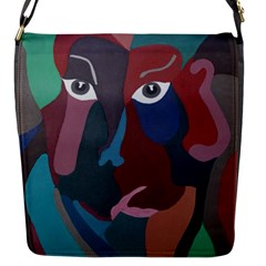 Abstract God Pastel Flap Closure Messenger Bag (small)