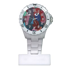 Abstract God Pastel Nurses Watch