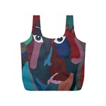 Abstract God Pastel Reusable Bag (S) Back