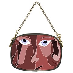 Abstract God Lilac Chain Purse (one Side)