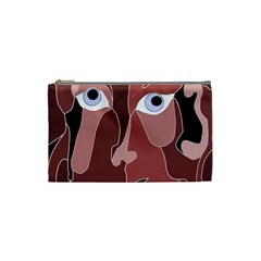 Abstract God Lilac Cosmetic Bag (small) by AlfredFoxArt