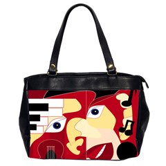 Soul Man Oversize Office Handbag (two Sides)