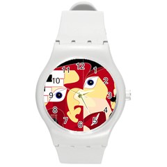 Soul Man Plastic Sport Watch (medium) by AlfredFoxArt