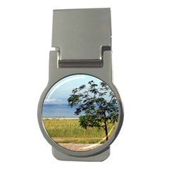 Sea Of Galilee Money Clip (round)