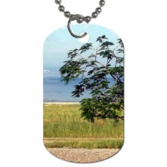 Sea Of Galilee Dog Tag (two-sided)  by AlfredFoxArt