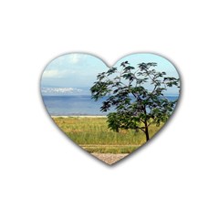 Sea Of Galilee Drink Coasters (heart)