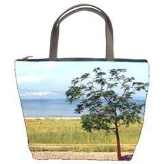 Sea Of Galilee Bucket Handbag by AlfredFoxArt