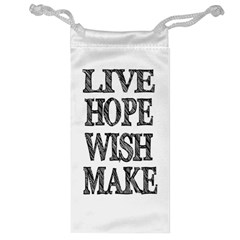 Live Hope Wish Make Jewelry Bag by AlfredFoxArt