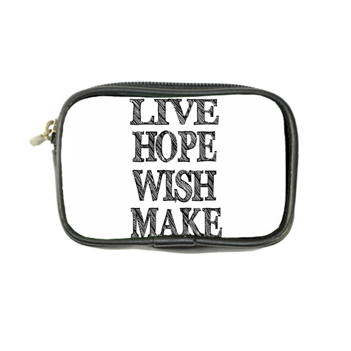 Live Hope Wish Make Coin Purse