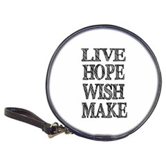 Live Hope Wish Make Cd Wallet by AlfredFoxArt