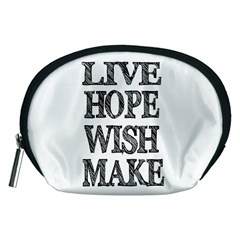 Live Hope Wish Make Accessory Pouch (medium) by AlfredFoxArt