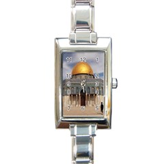 The Dome Of The Rock  Rectangular Italian Charm Watch