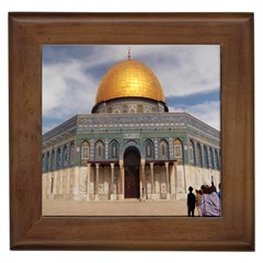 The Dome Of The Rock  Framed Ceramic Tile