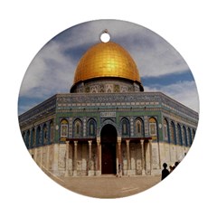 The Dome Of The Rock  Round Ornament