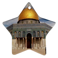 The Dome Of The Rock  Star Ornament by AlfredFoxArt