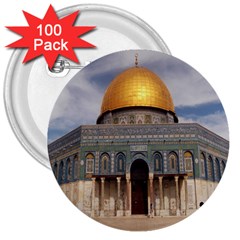 The Dome Of The Rock  3  Button (100 Pack)