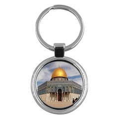 The Dome Of The Rock  Key Chain (round)