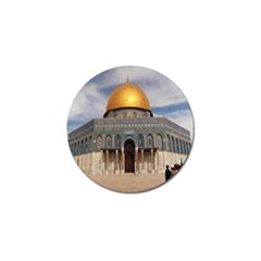 The Dome Of The Rock  Golf Ball Marker by AlfredFoxArt