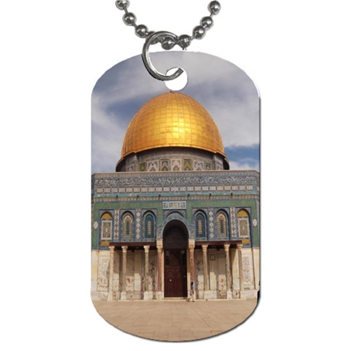 The Dome Of The Rock  Dog Tag (Two-sided) 