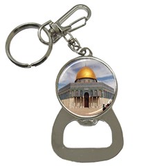 The Dome Of The Rock  Bottle Opener Key Chain by AlfredFoxArt