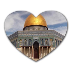 The Dome Of The Rock  Mouse Pad (heart)