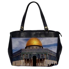 The Dome Of The Rock  Oversize Office Handbag (one Side)