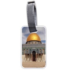 The Dome Of The Rock  Luggage Tag (one Side)