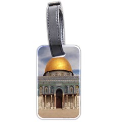 The Dome Of The Rock  Luggage Tag (two Sides)