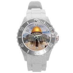 The Dome Of The Rock  Plastic Sport Watch (large) by AlfredFoxArt