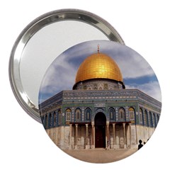 The Dome Of The Rock  3  Handbag Mirror by AlfredFoxArt