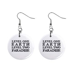 Level One Earth Mini Button Earrings