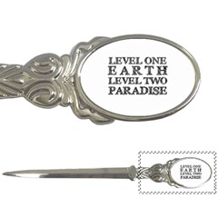 Level One Earth Letter Opener by AlfredFoxArt