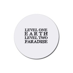 Level One Earth Drink Coaster (round) by AlfredFoxArt