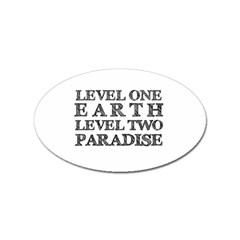 Level One Earth Sticker (oval)