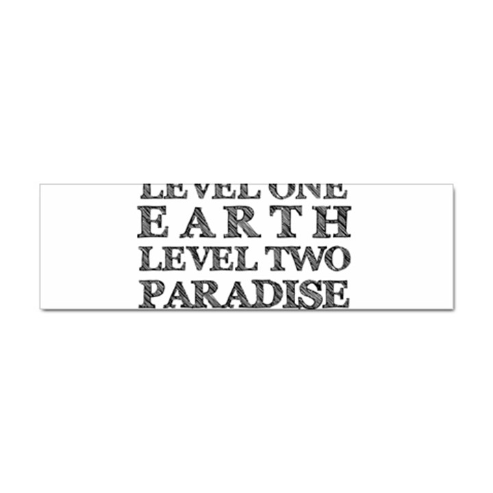 Level One Earth Bumper Sticker 10 Pack