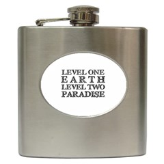 Level One Earth Hip Flask by AlfredFoxArt