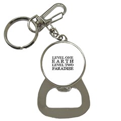 Level One Earth Bottle Opener Key Chain by AlfredFoxArt