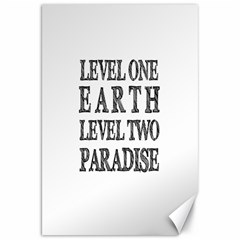 Level One Earth Canvas 20  X 30  (unframed)