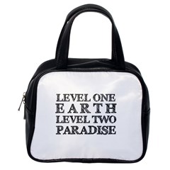 Level One Earth Classic Handbag (one Side) by AlfredFoxArt