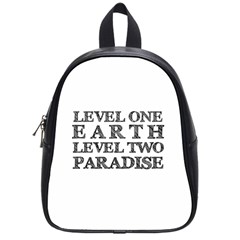 Level One Earth School Bag (small) by AlfredFoxArt